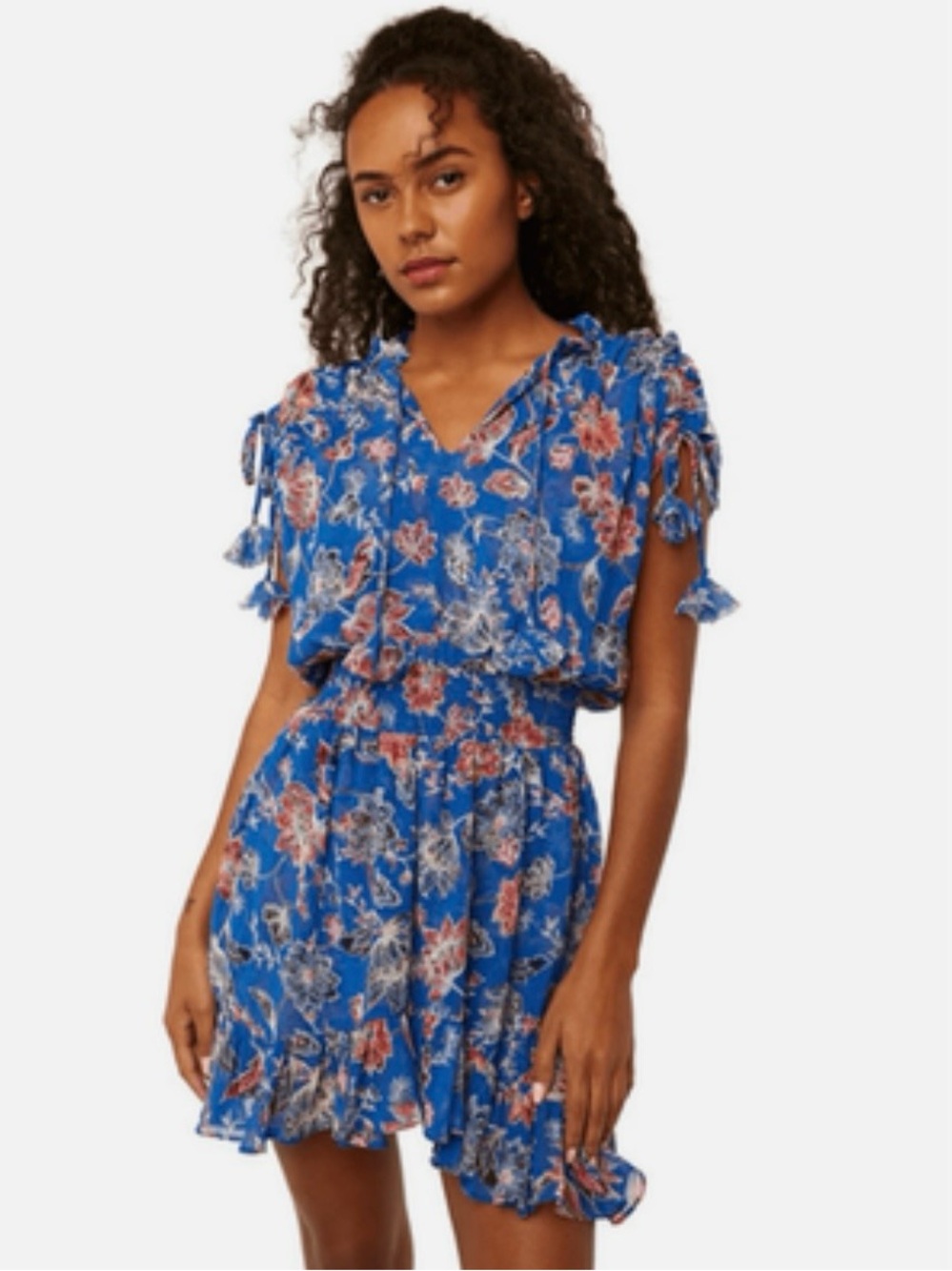 NWT MISA Los Angeles Dominique Dress in Sireneuse Floral Mini - Size M